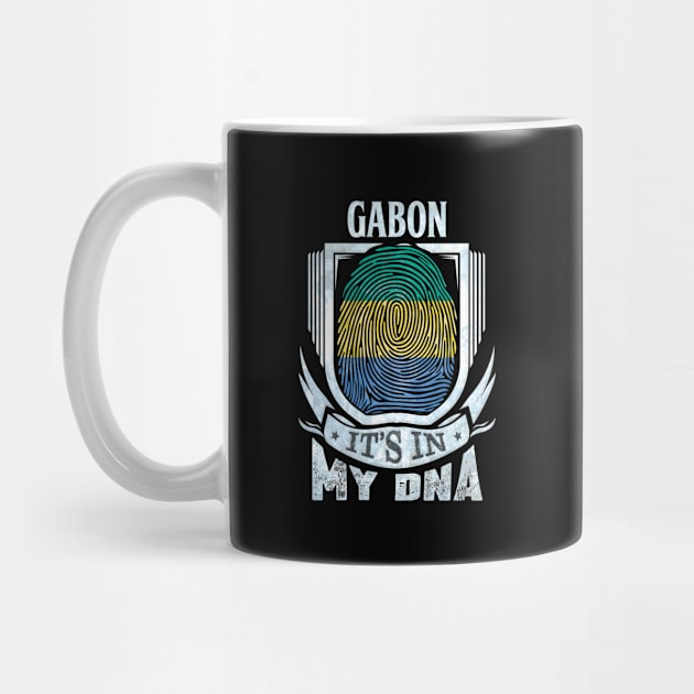 Gabon It's In My DNA - Gift For Gabonese With Gabonese Flag Heritage Roots From Gabon by giftideas